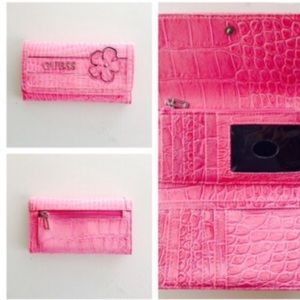 Guess Pink Tri-Fold